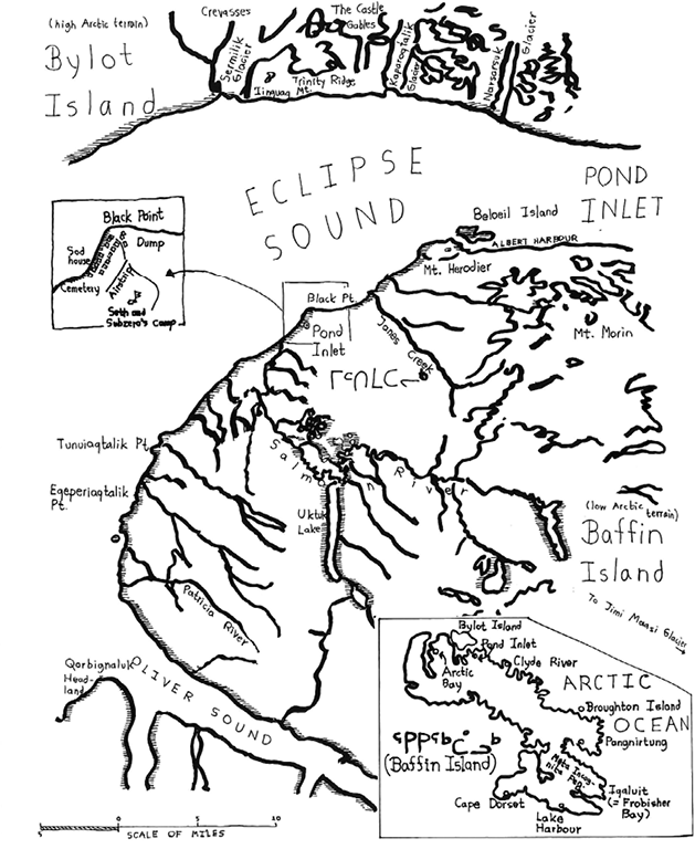 Mappa di Pond Inlet