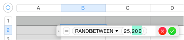 **Figure 196:** Select the second parameter and change it to `250`.