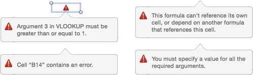 _**Figure 103:** Click the error symbol to see an error report._