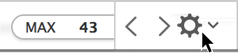 **Figure 91:** Use the Action menu to add more tokens, and when your bar runneth over, click the scroll arrows to get to other tokens.