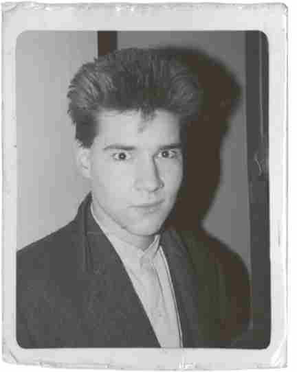 A photograph of a teenage Adam Buxton