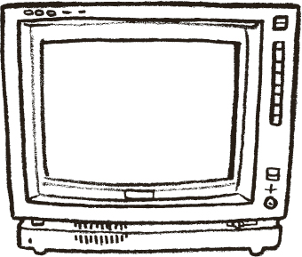 An illustration of a television set