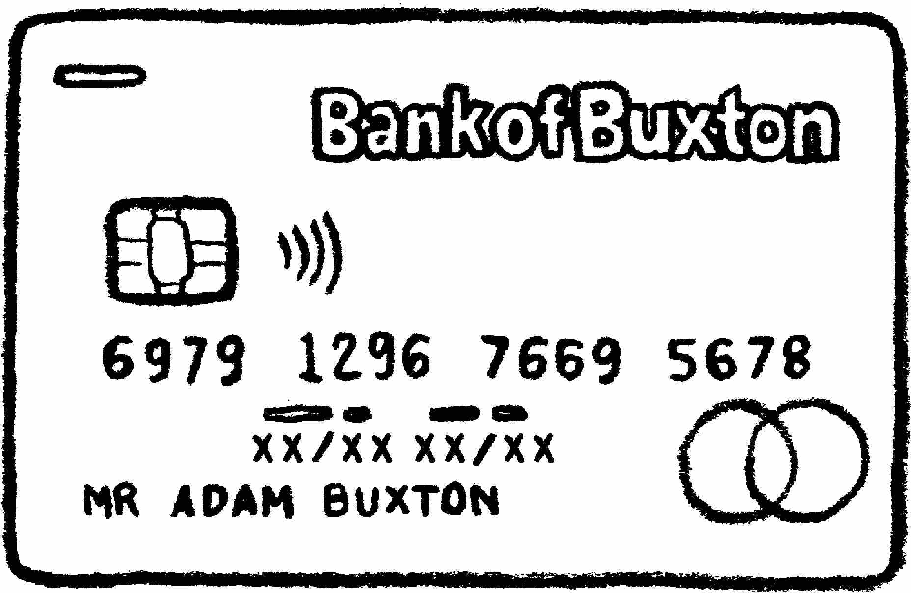 19: An illustration of a credit card