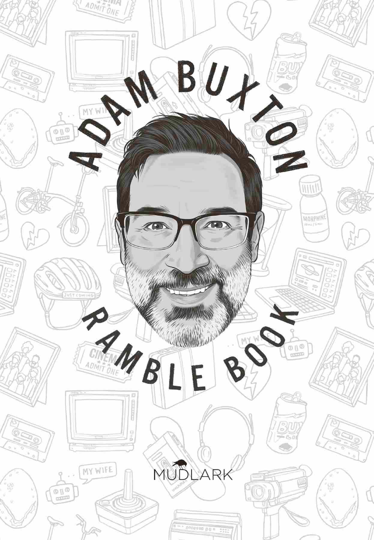 Title page: An illustration of Adam Buxton