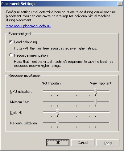 Configuring capacity planning