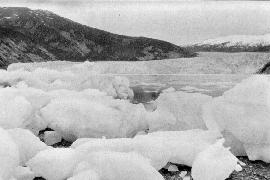 Stranded Icebergs, Taku Glacier