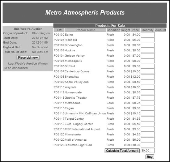 The e-commerce website that is monitored by the price-monitoring webbot