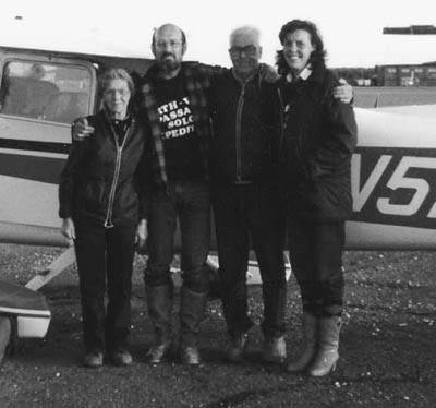 Clara Johanssen, the author, Arnie Johanssen and Penny Dalton