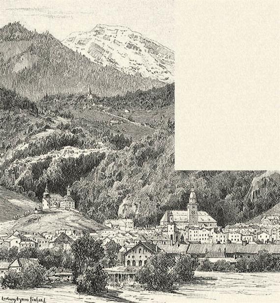 Hallein és a Dürrenberg. Fischer Lajos Jánostól