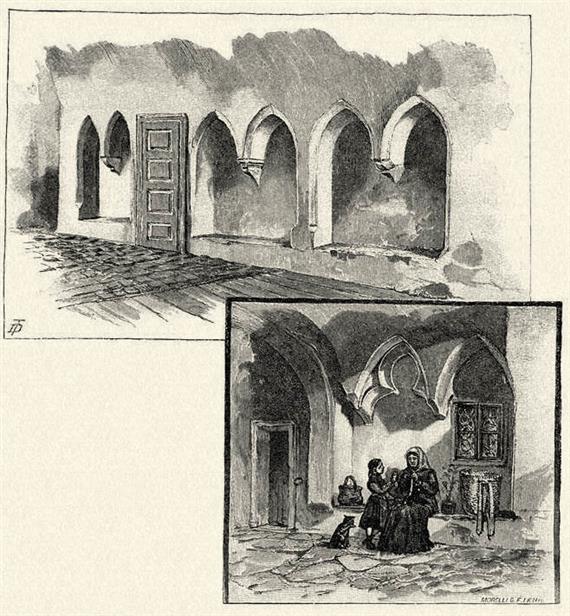 Úri-útca 38. szám. Országház-útca 26. szám. Csúcsíves épületrészletek Budavárban a XV. századból. Dörre Tivadartól