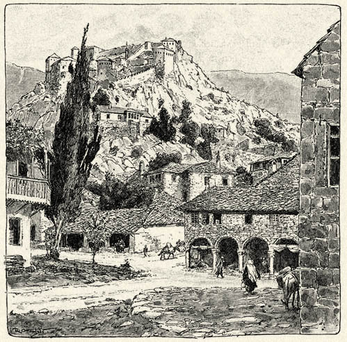 Stolac város Herczegovinában. Ottenfeld Rudolftól