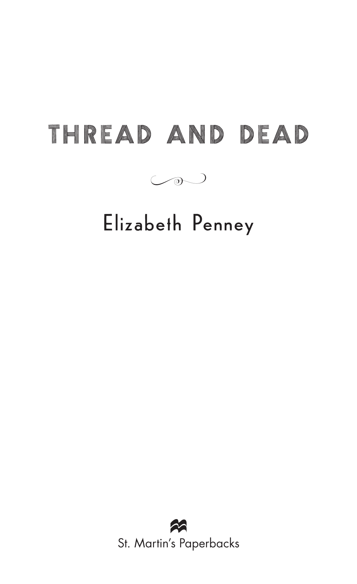 Thread and Dead by Elizabeth Penney