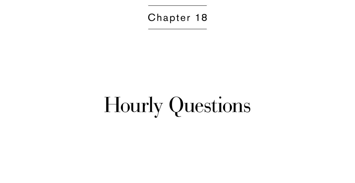 Chapter 18 Hourly Questions