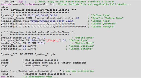 Direkt-indexelt címzés