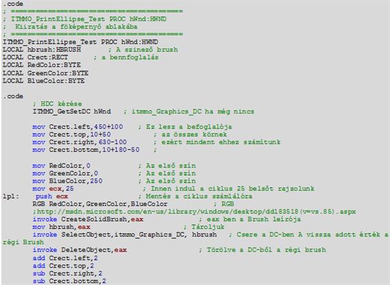 ITMMO_PrintEllipse macro (ITMMO_PrintEllipse_Test.inc)