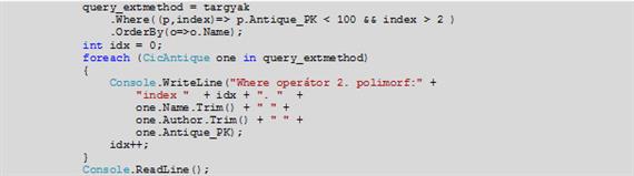 public static IEnumerable Where<T>(this IEnumerable<T> source, Func<T,int, bool> predicate)