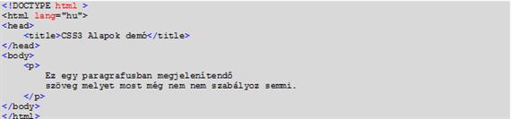 A Html_004_CSS3AlapokDemo projekt
