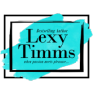 Lexy Timms Logo black aqua