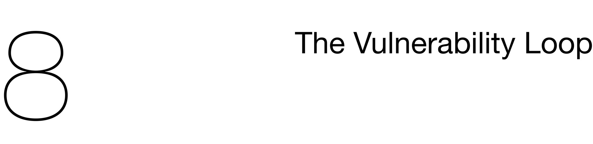 8 The Vulnerability Loop