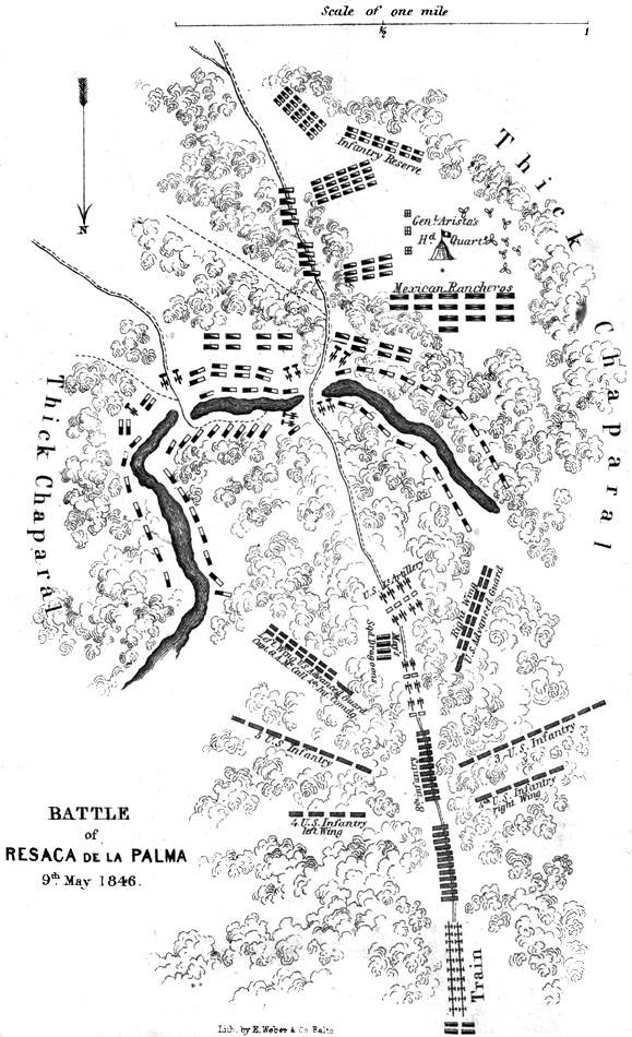 BATTLE of RESACA de la PALMA