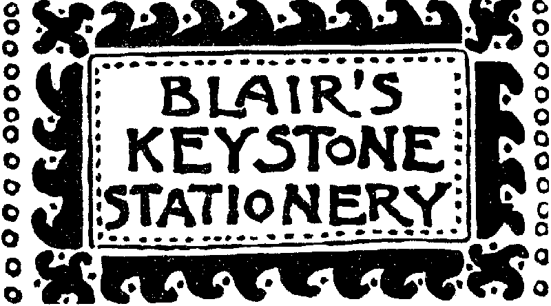 BLAIR'S KEYSTONE STATIONERY