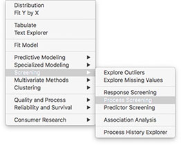 Figure 6.39 Launching the Process Screening Platform