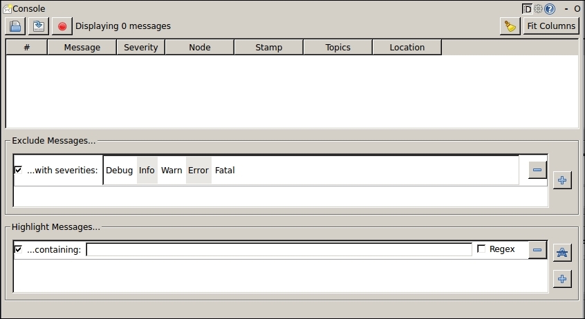 Using rqt_console and rqt_logger_level to modify the logging level on the fly