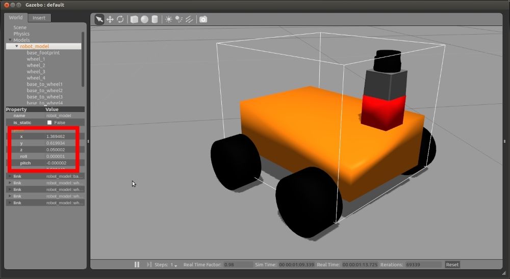 How Gazebo creates the odometry