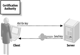 Client-server key exchange