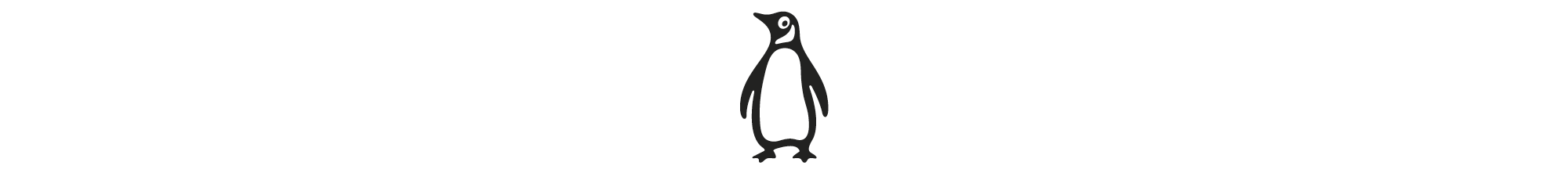 Penguin walking logo