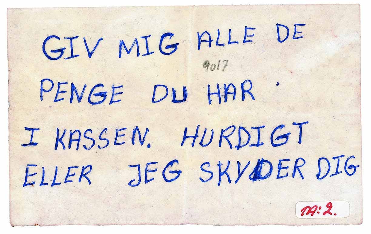 To udgaver af samme brev fra 1992