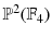 $$\mathbb {P}^2(\mathbb {F}_4)$$