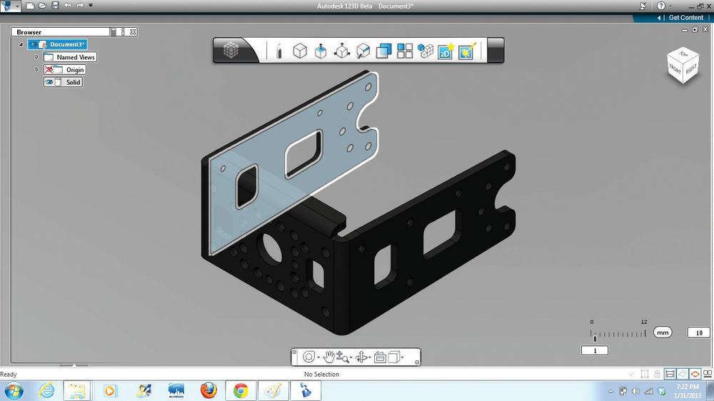 3D-printed bracket