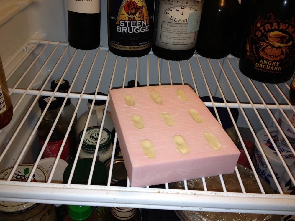 Place in the fridge for 20 minutes