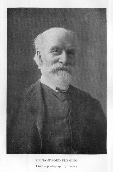 Sir Sandford Fleming. From a photograph by Topley