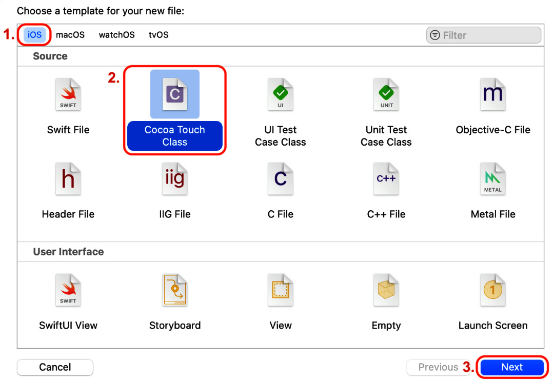 Figure 10.7 – Choose a template for your new file screen
