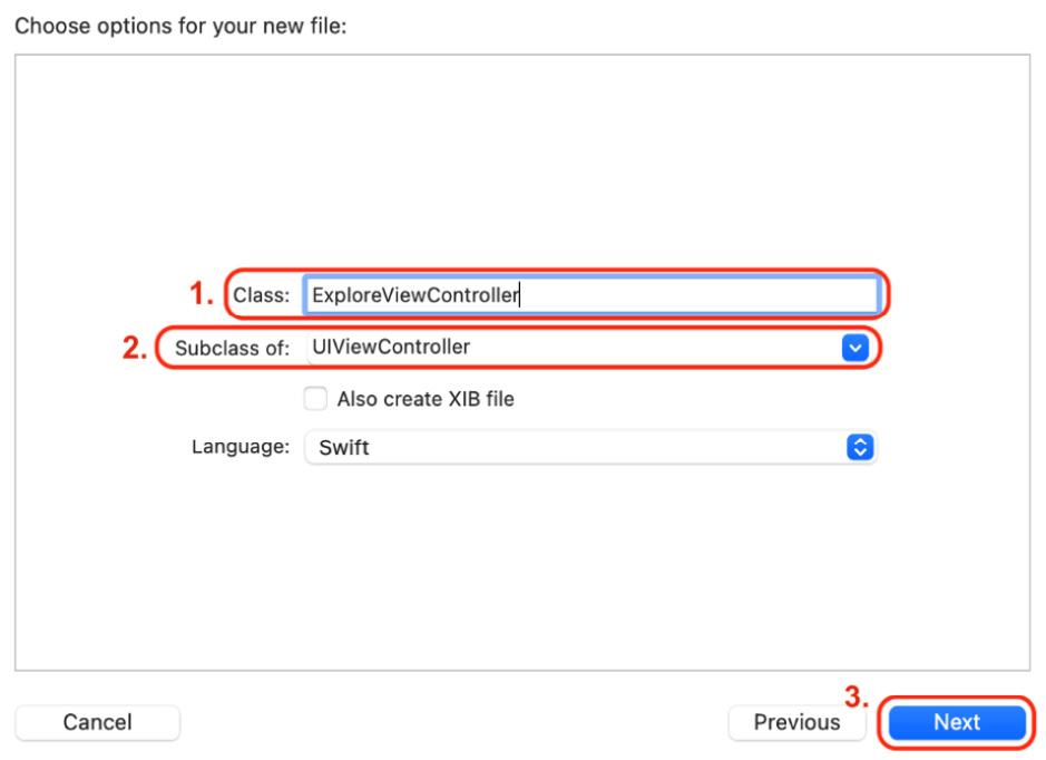 Figure 10.8 – Choose options for your new file screen
