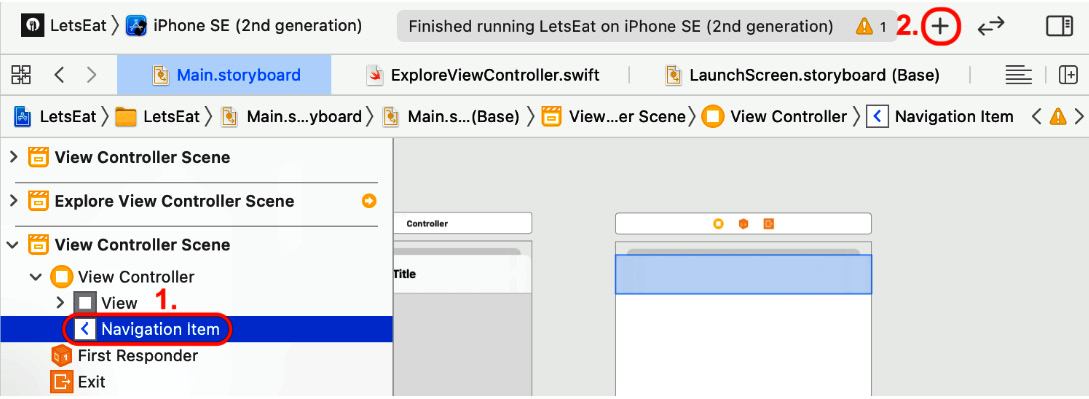 Figure 10.46 – Toolbar with the Library button shown
