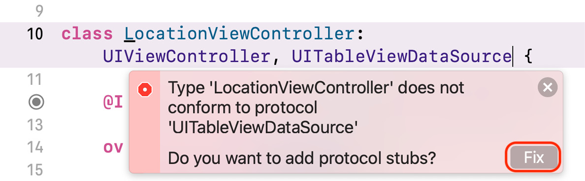 Figure 15.17 – Error explanation and the Fix button
