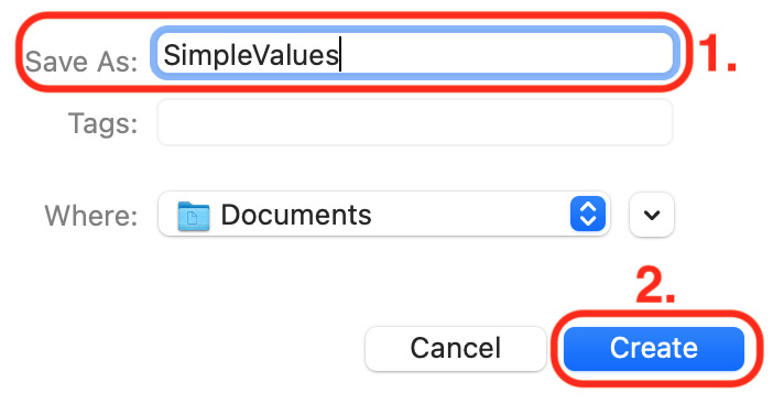 Figure 2.3 – Save dialog box
