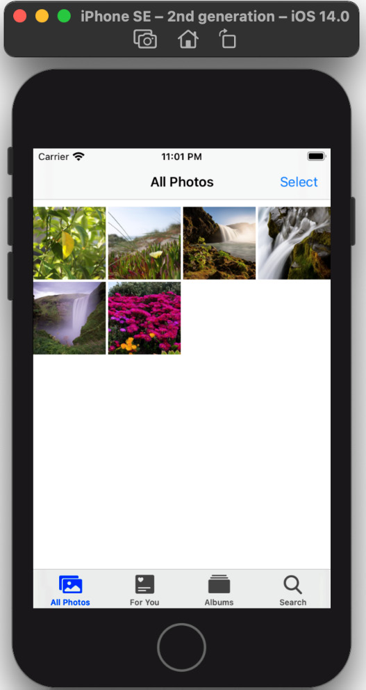 Figure 9.2 – Photos app
