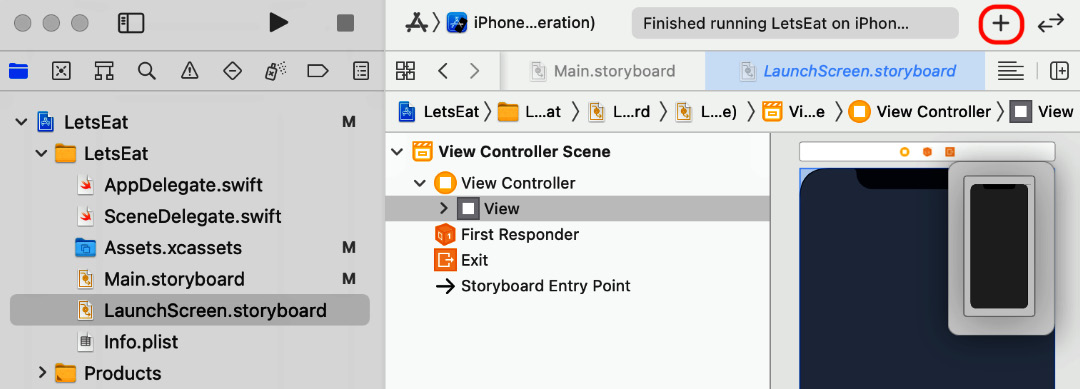 Figure 9.50 – Toolbar with the Library button shown
