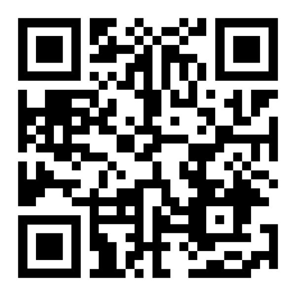 QR code for newsletter signup