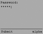 Password prompt