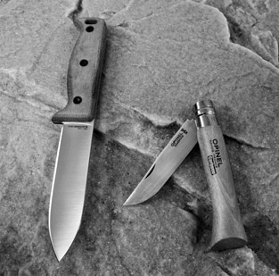 Fixed Blade Knife and Folding Knife