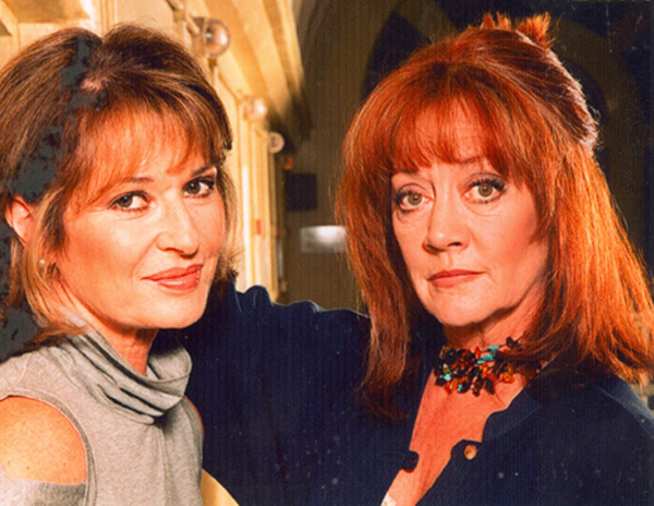 Photo: with Amanda Barrie