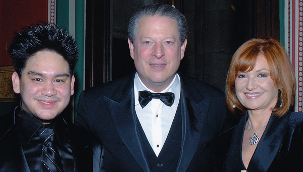 Photo: with Prince Azim and Al Gore