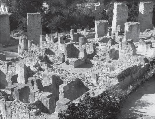 Resti del quartiere di Annibale, sulla collina di Byrsa, Cartagine. Uniche testimonianze pervenuteci della Cartagine all’epoca della seconda Guerra punica.