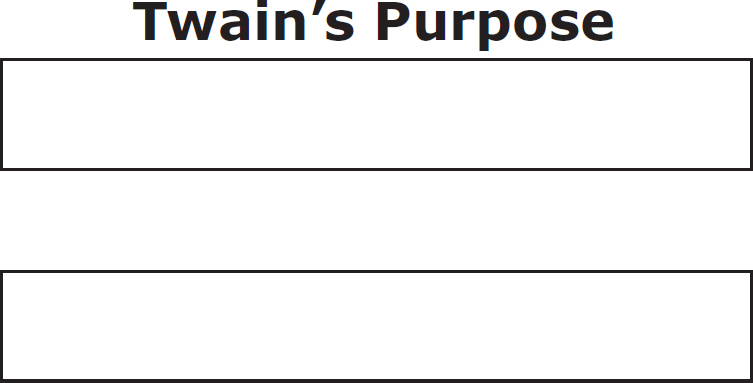 Twain’s Purpose