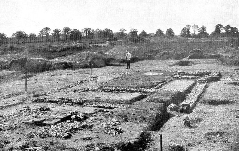 Foundations of Romano-British Church at Silchester